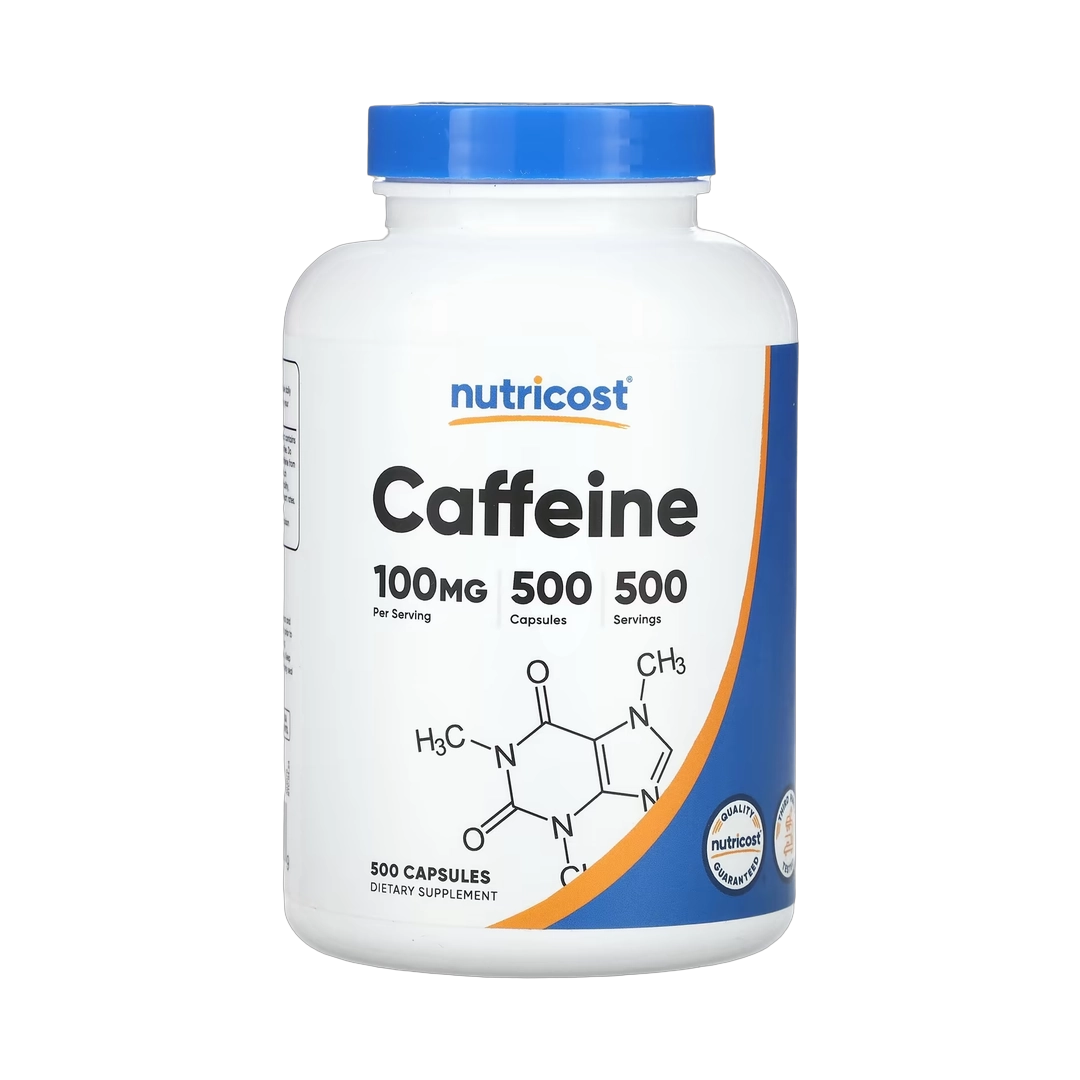 Nutricost, Caffeine , 100 mg , 500 Capsules