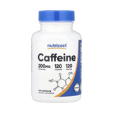 Nutricost, Caffeine, 200 mg, 120 Capsules