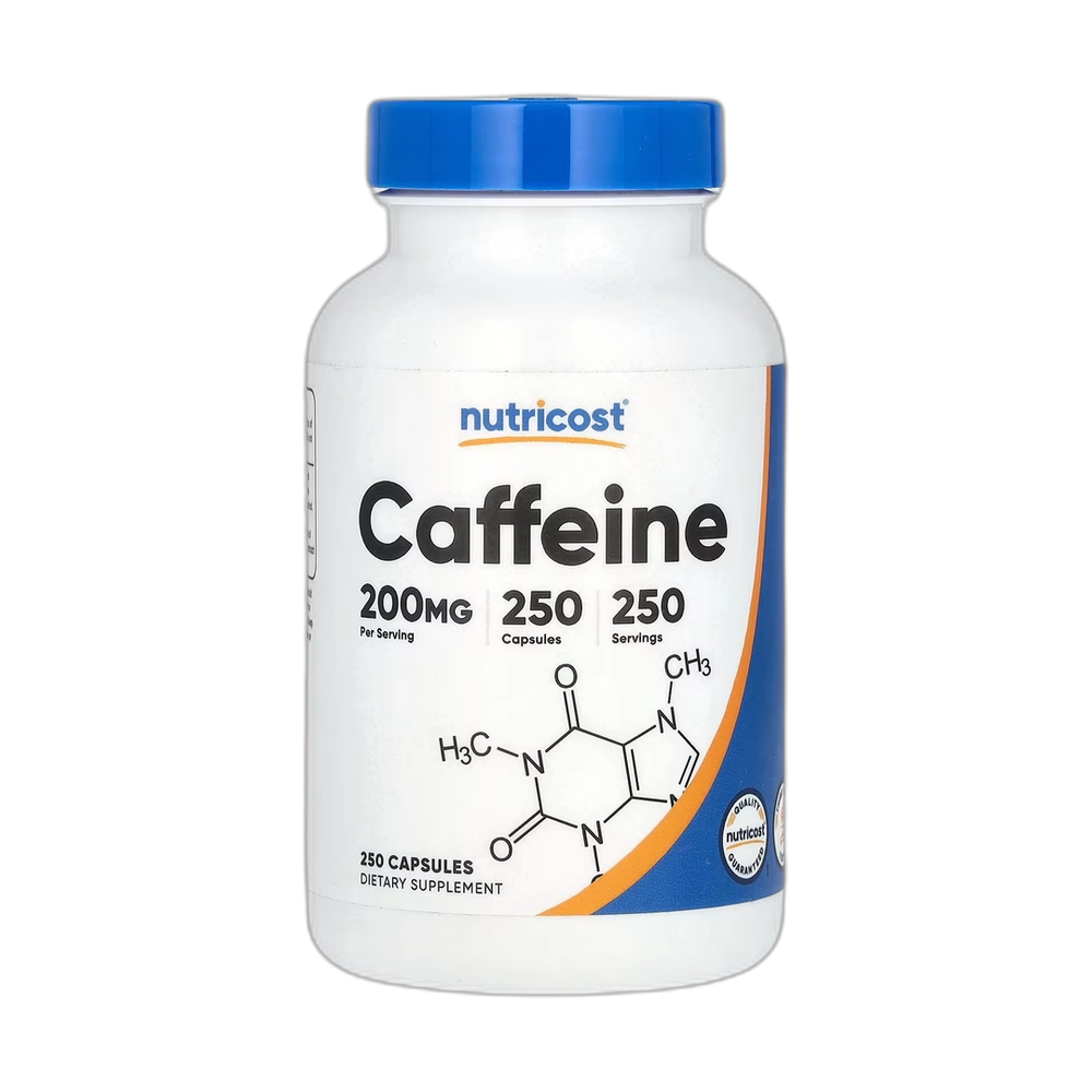 Nutricost, Caffeine , 200 mg , 250 Capsules