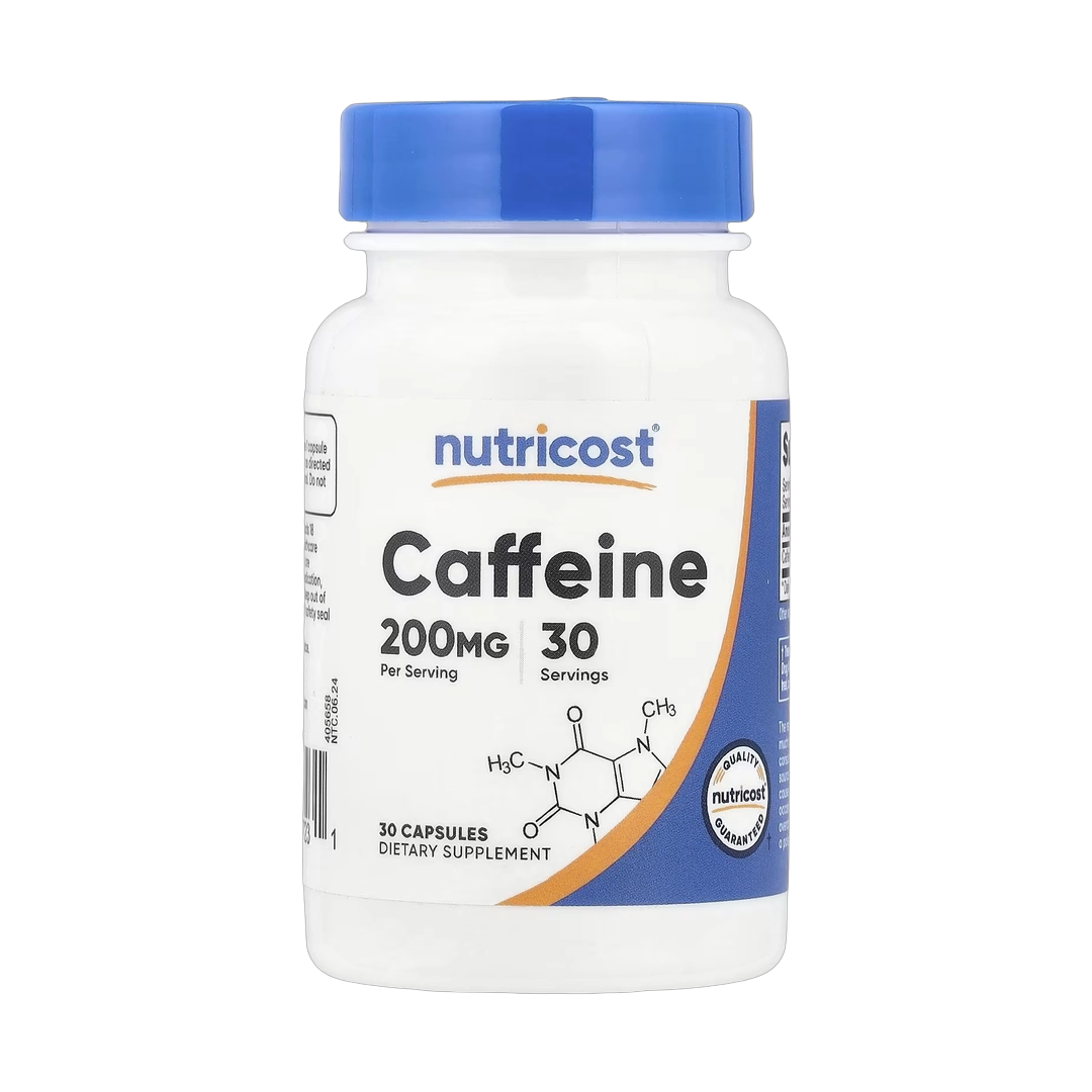 Nutricost, Caffeine, 200 mg , 30 Capsules