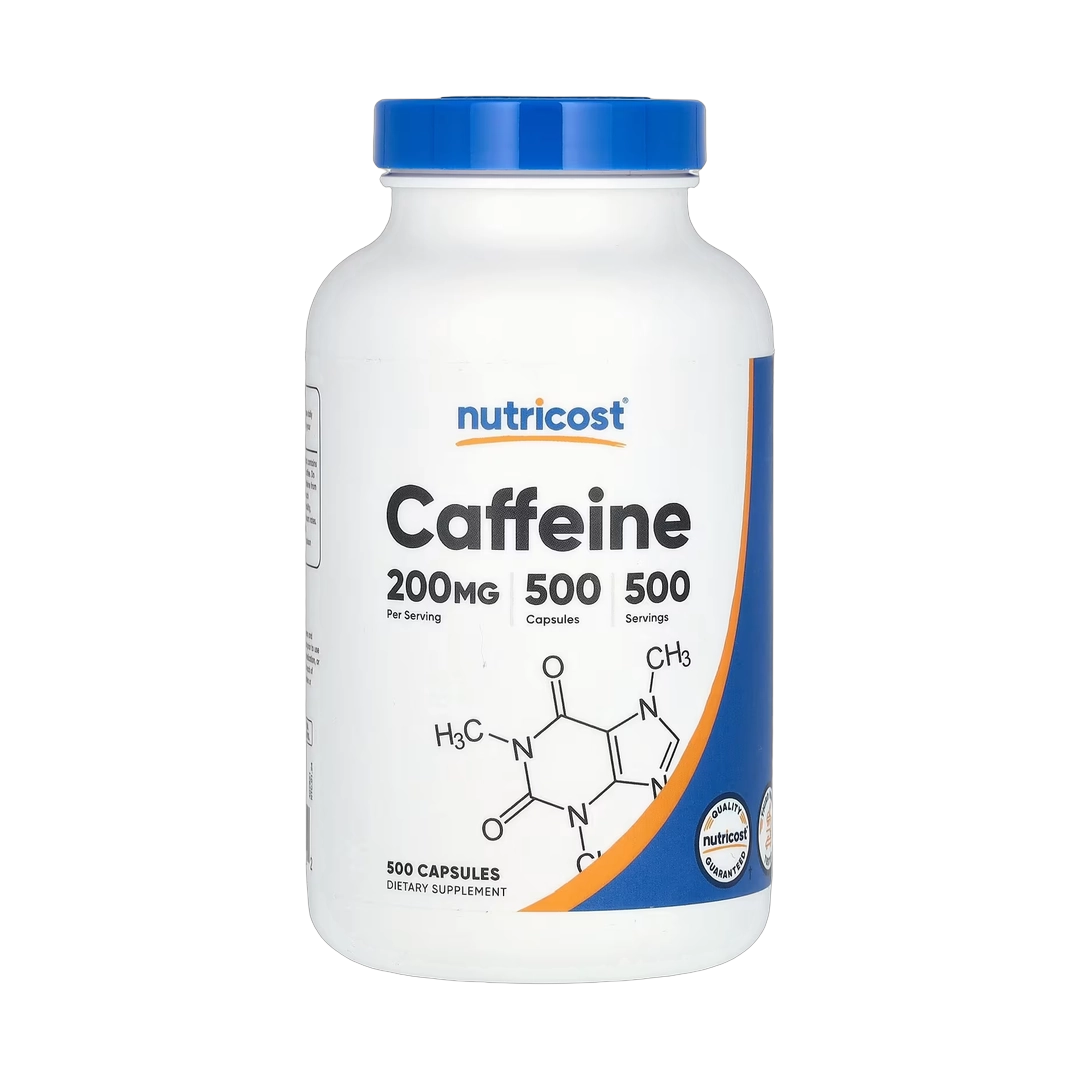 Nutricost, Caffeine, 200 mg, 500 Capsules