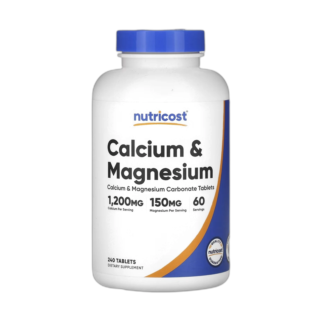 Nutricost, Calcium & Magnesium, 240 Tablets