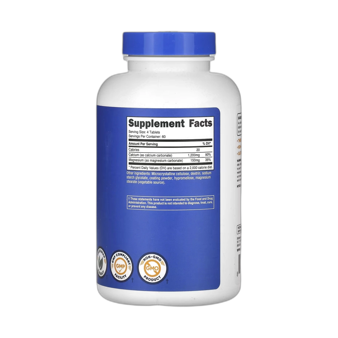 Nutricost, Calcium & Magnesium, 240 Tablets