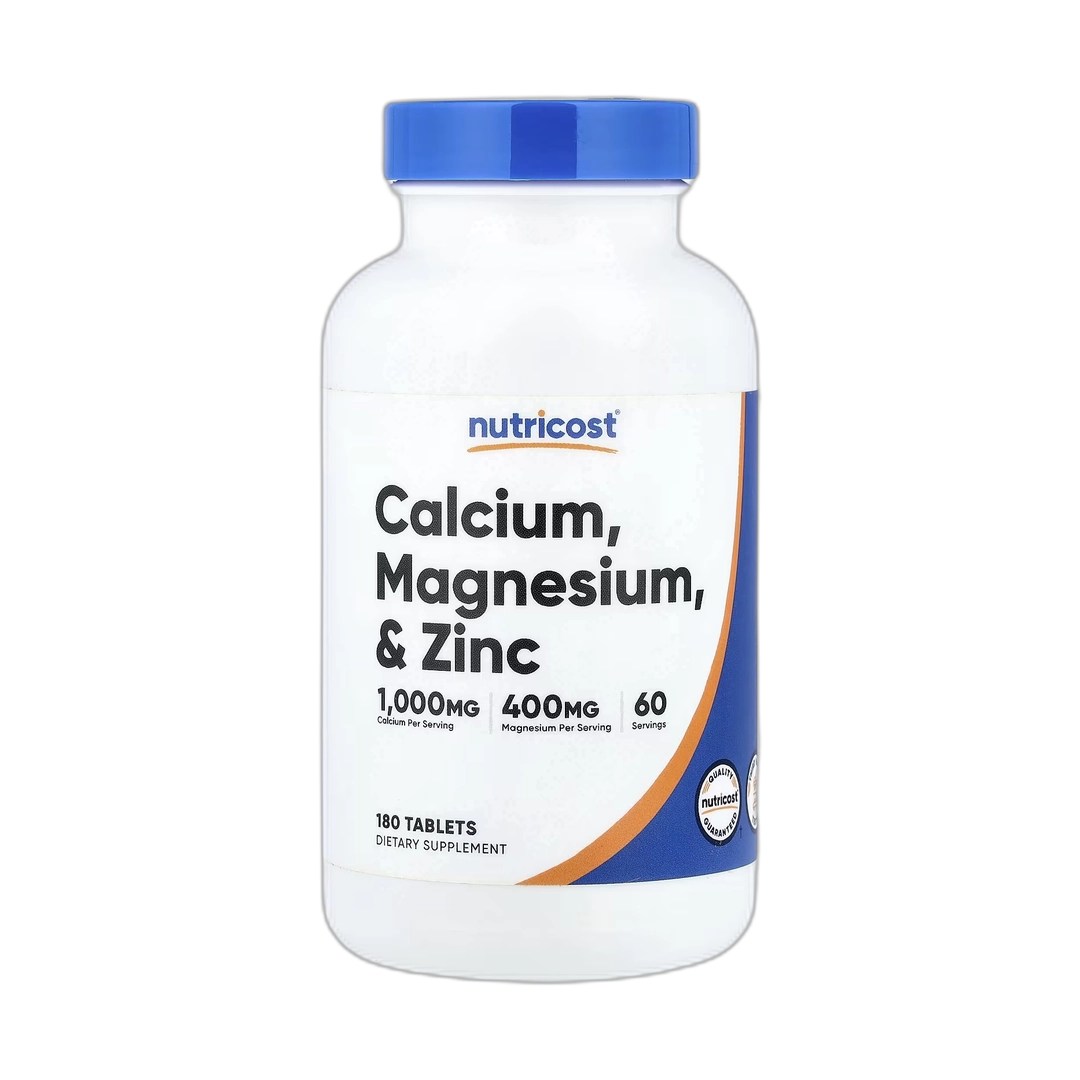 Nutricost, Calcium, Magnesium, & Zinc, 180 Tablets