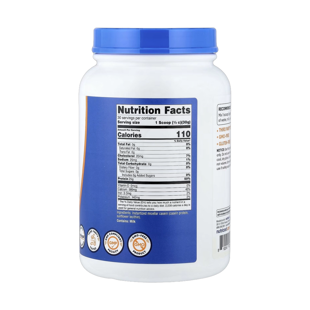 Nutricost, Casein Protein, Unflavored, 2 lb, 907 g