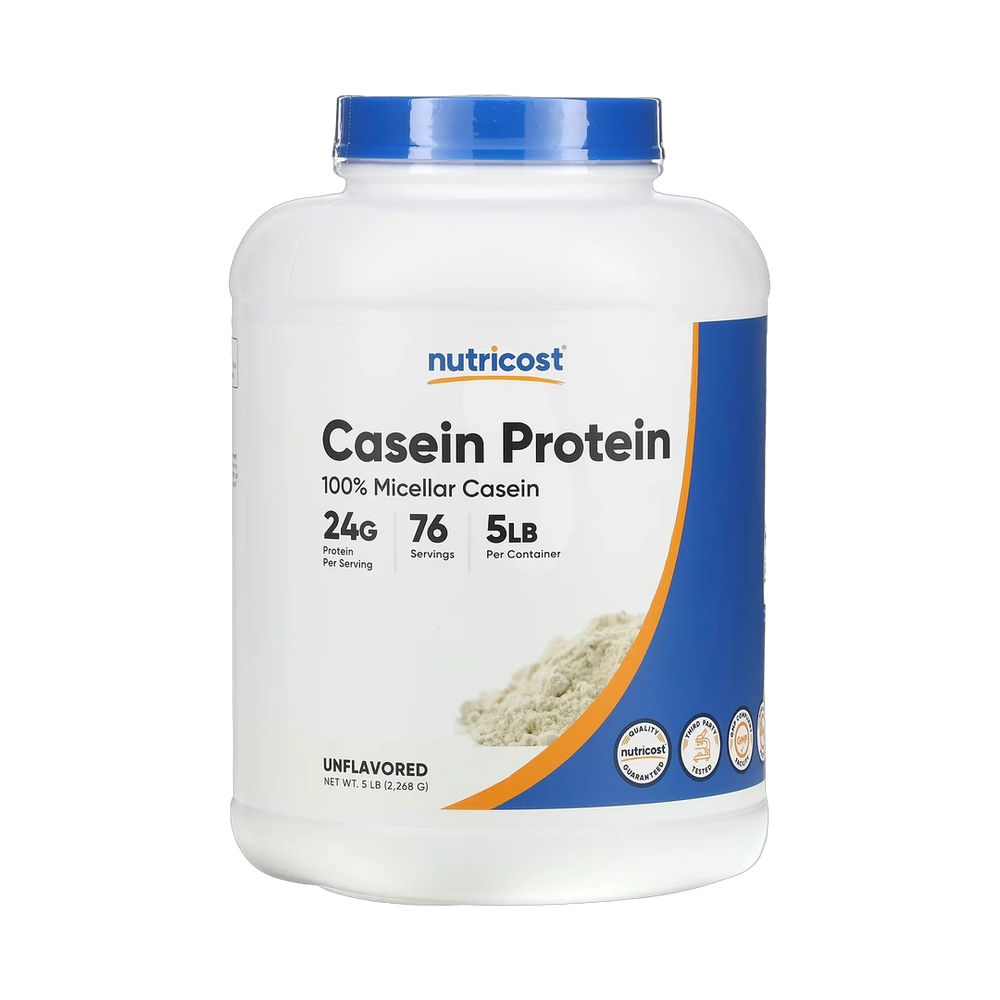 Nutricost, Casein Protein, Unflavored, 5 lb, 2,268 g