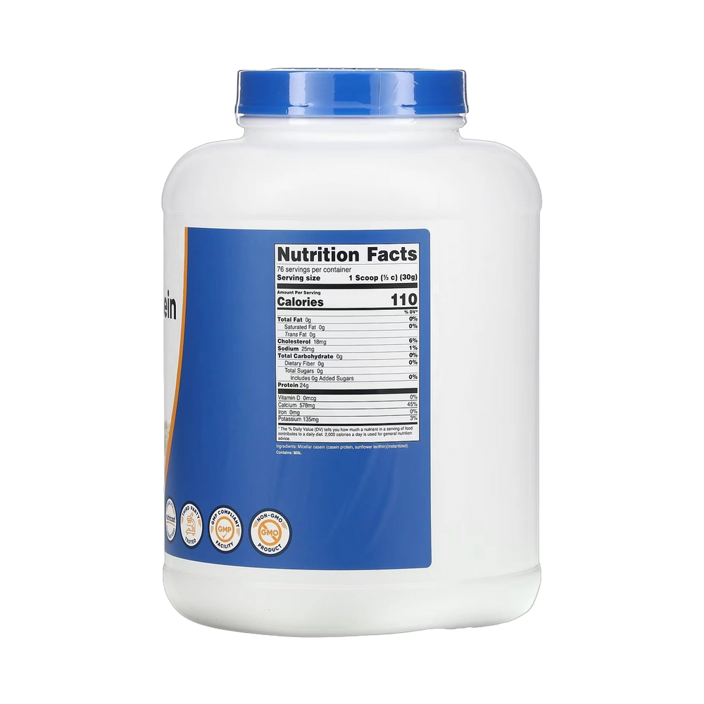 Nutricost, Casein Protein, Unflavored, 5 lb, 2,268 g