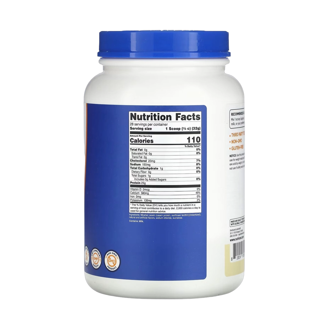 Nutricost, Casein Protein, Vanilla, 2 lb, 907 g