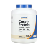 Nutricost, Casein Protein, Vanilla, 5 lb, 2,268 g
