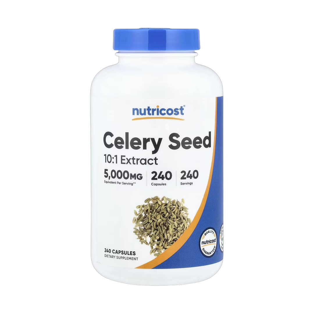 Nutricost, Celery Seed, 500 mg, 240 Capsules