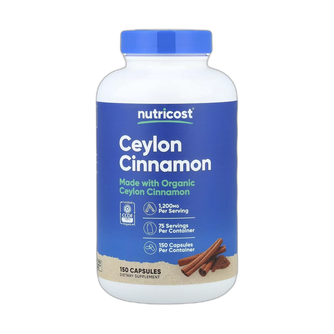 Nutricost, Ceylon Cinnamon, 150 Capsules