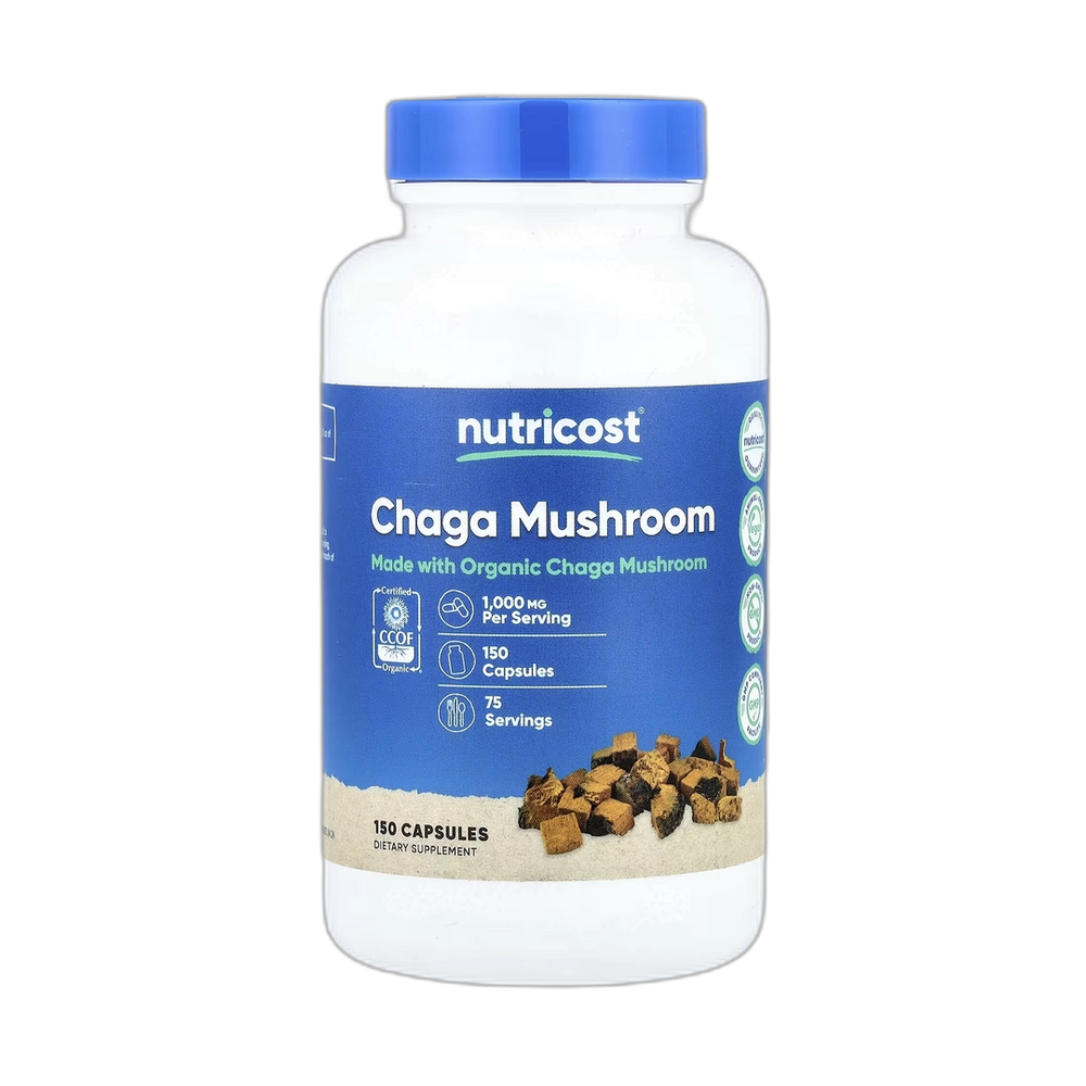 Nutricost, Chaga Mushroom, 150 Capsules