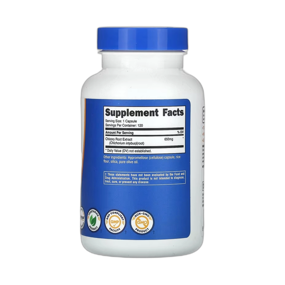 Nutricost, Chicory Root, 650 mg, 120 Capsules
