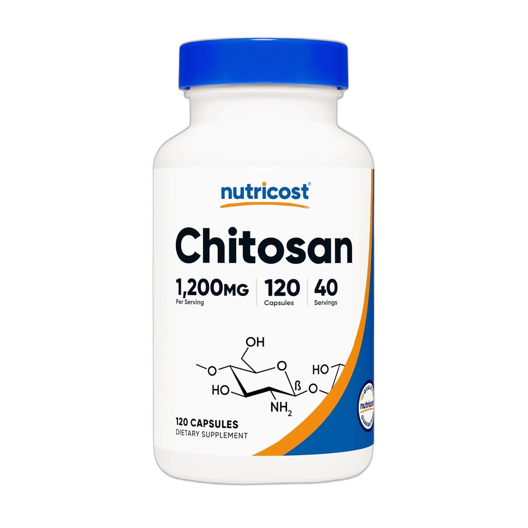 Nutricost, Chitosan, 1,200mg, 120 Capsules