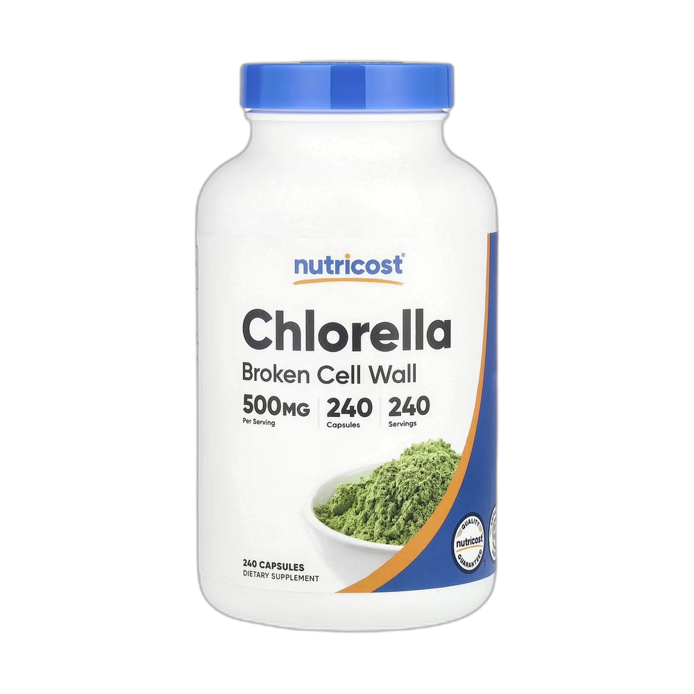 Nutricost, Chlorella, 500 mg, 240 Capsules