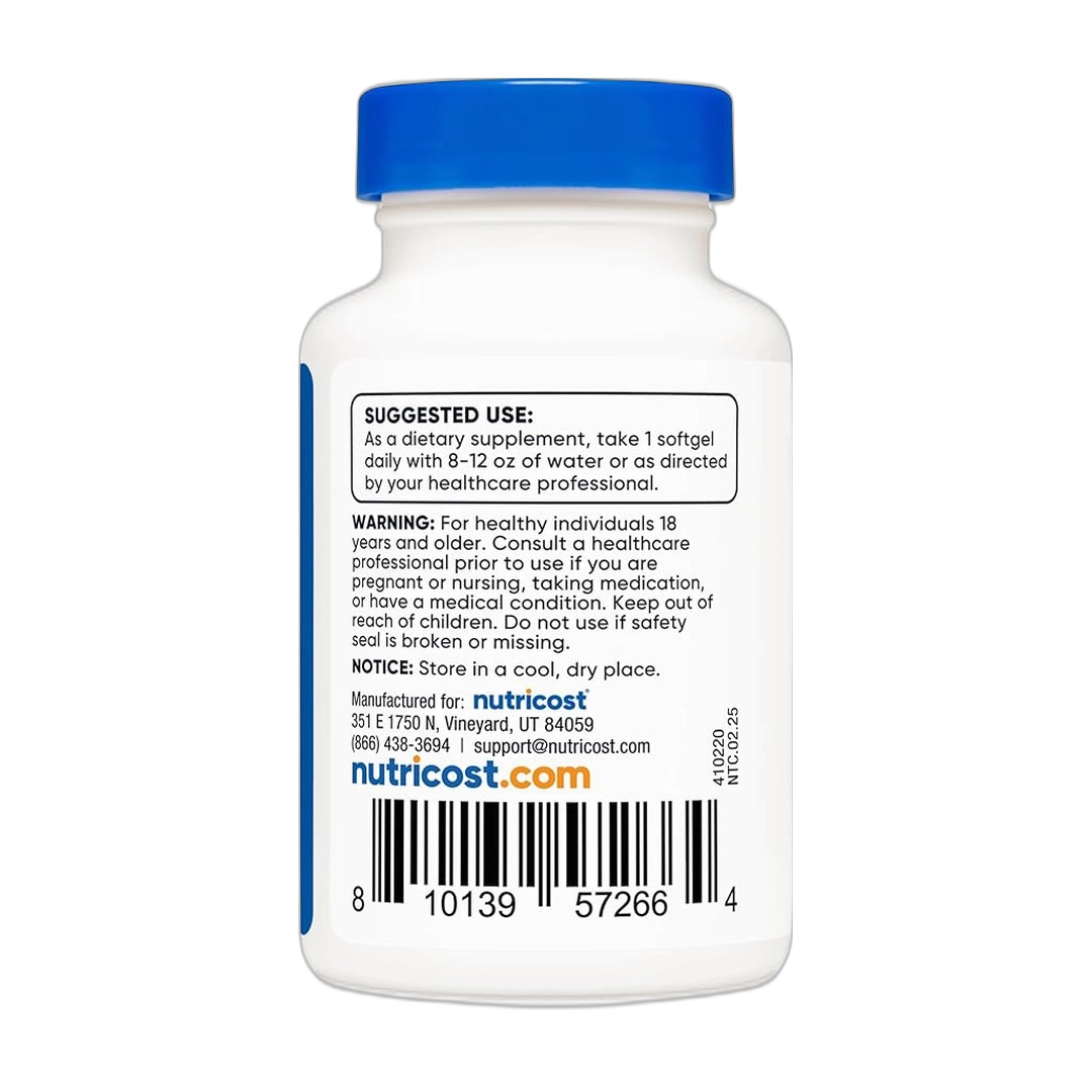 Nutricost Chlorophyll (50mg) 60 Softgels