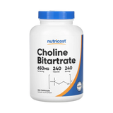 Nutricost, Choline Bitartrate, 650 mg , 240 Capsules