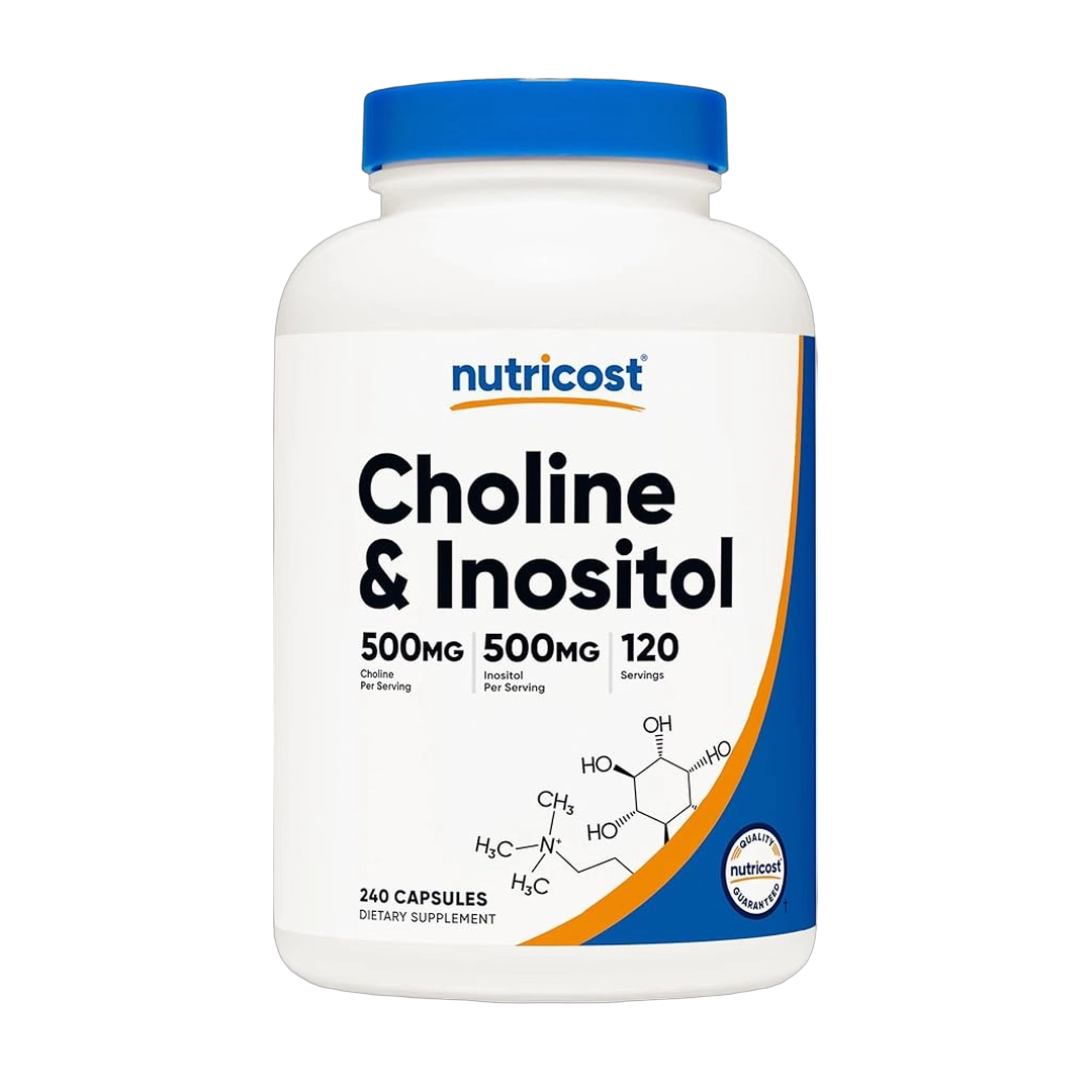 Nutricost, Choline & Inositol, 1,000 mg, 240 Capsules