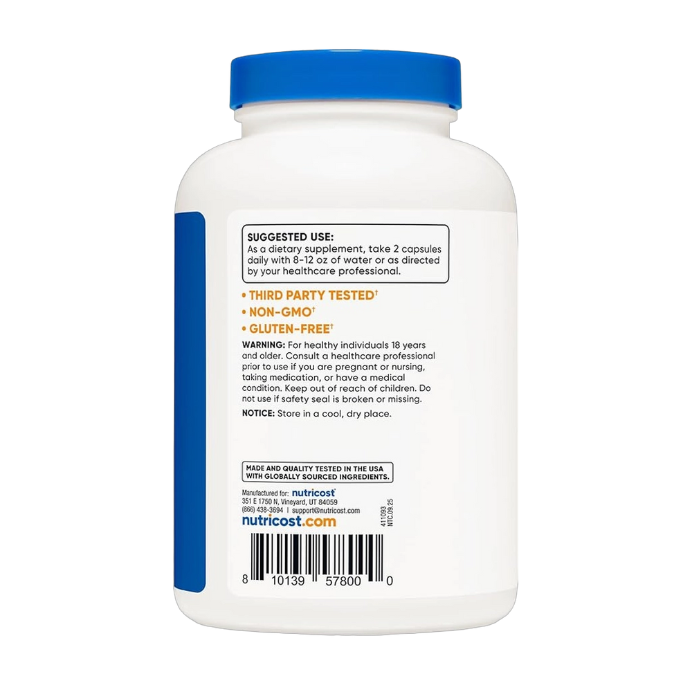 Nutricost, Choline & Inositol, 1,000 mg, 240 Capsules