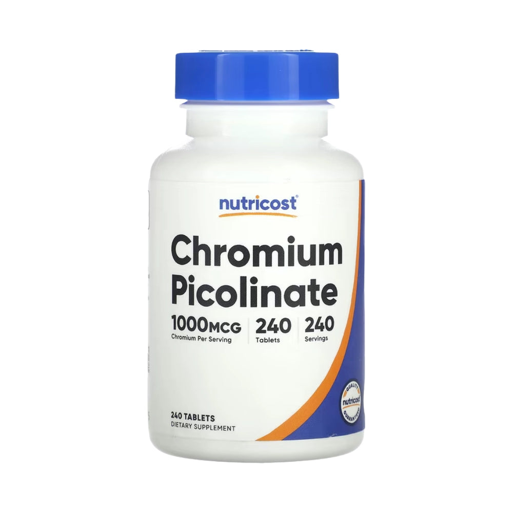 Nutricost, Chromium Picolinate, 1,000 mcg, 240 Tablets
