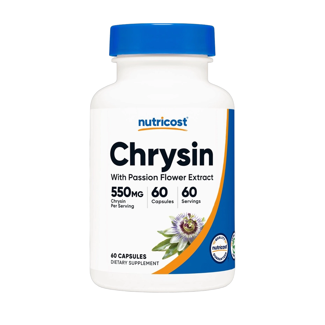 Nutricost, Chrysin, 550 mg, 60 Capsules