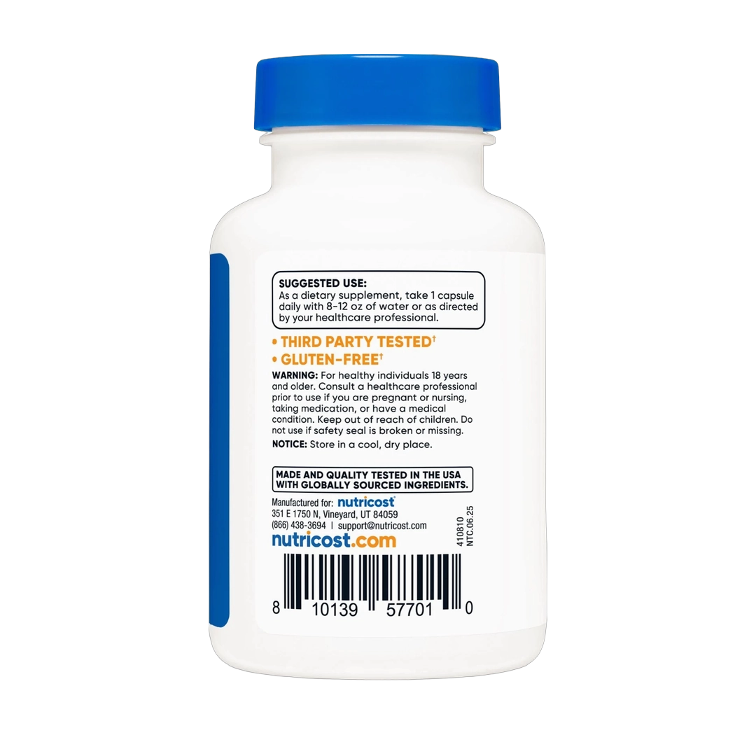Nutricost, Chrysin, 550 mg, 60 Capsules