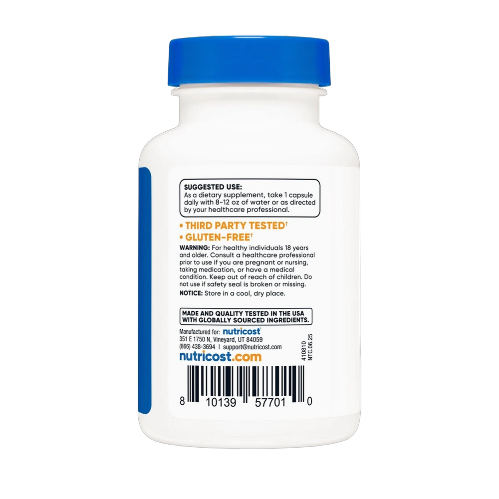 Nutricost, Chrysin, 550 mg, 60 Capsules