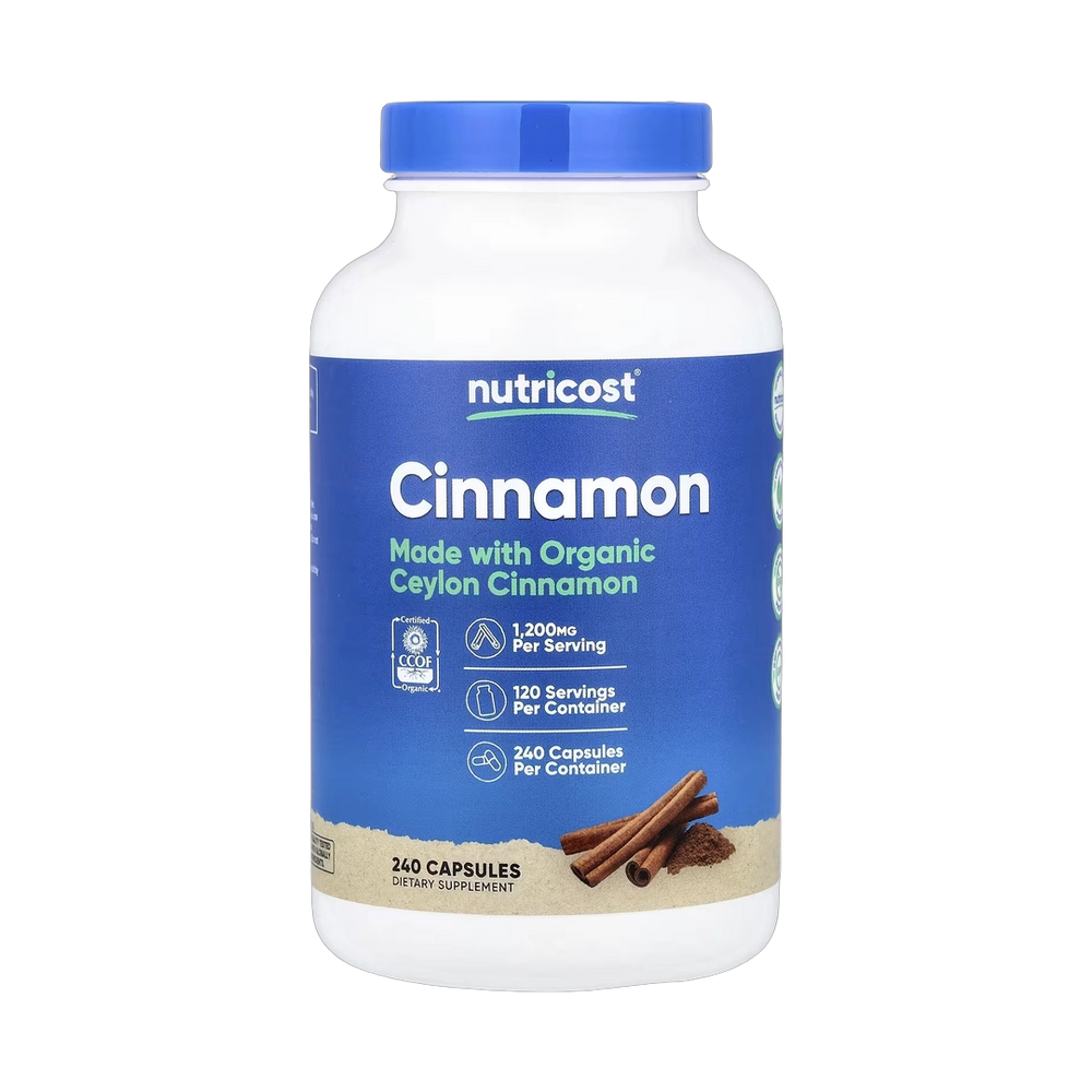 Nutricost, Cinnamon, 240 Capsules