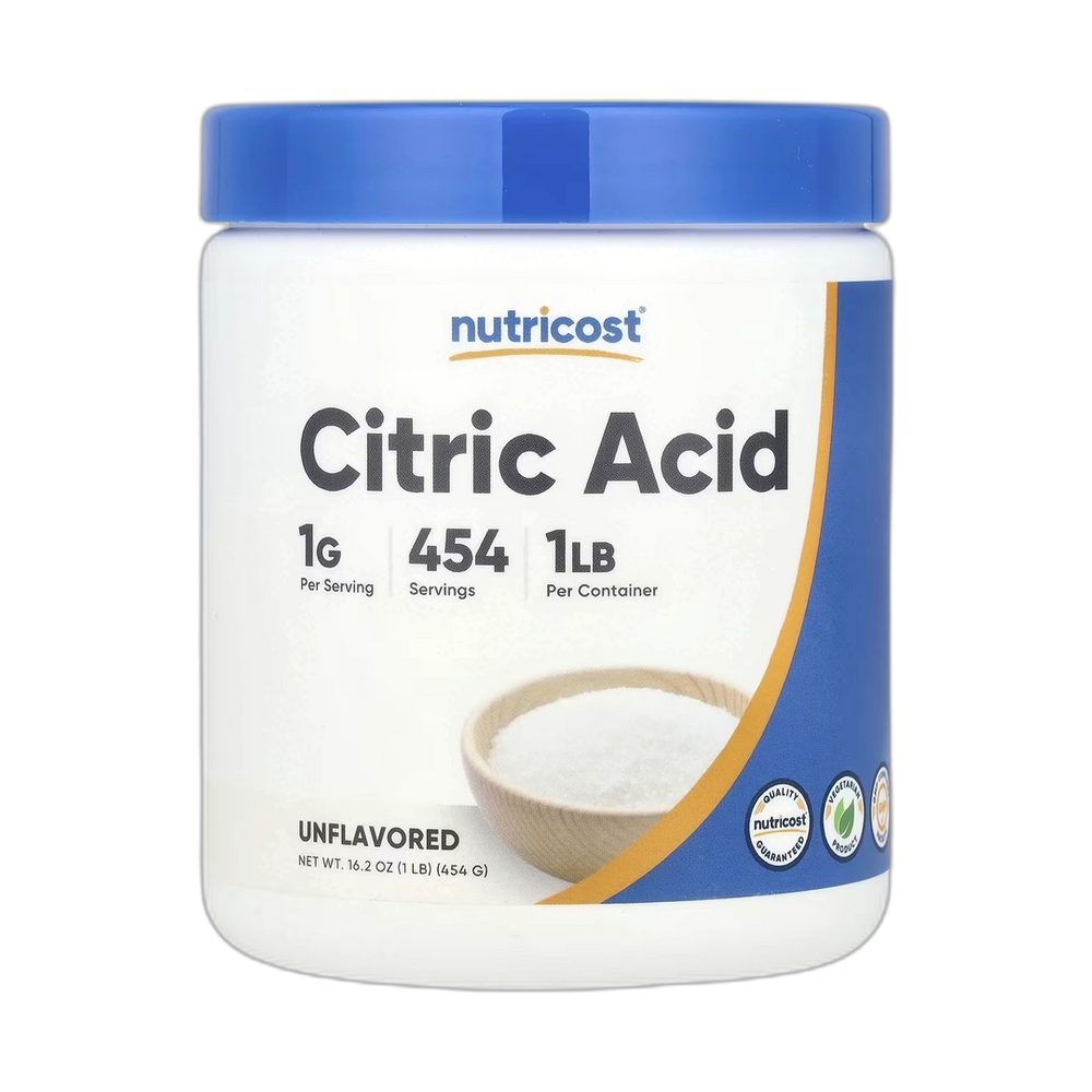 Nutricost, Citric Acid, Unflavored, 16.2 oz, 454 g