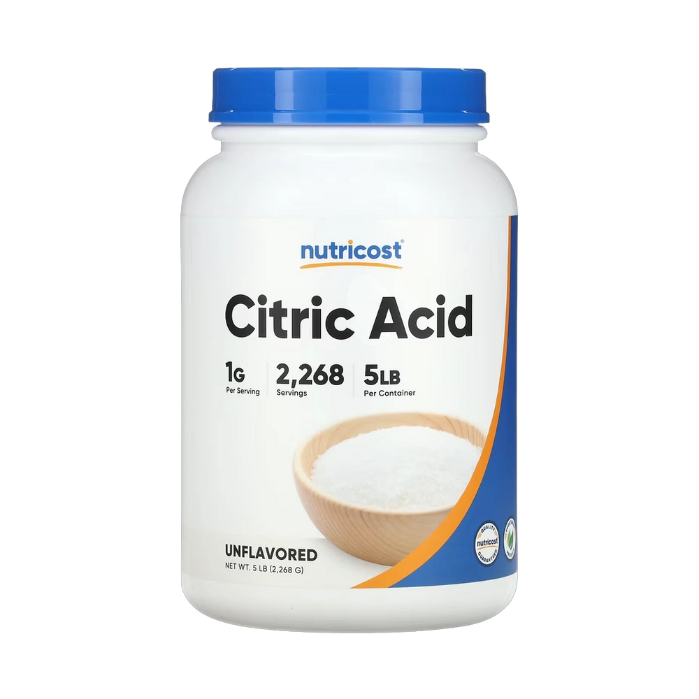Nutricost, Citric Acid, Unflavored, 5 lb, 2,268 g