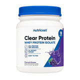 Nutricost, Clear Whey Protein Isolate Powder, Concord Grape, 1 lb, 454 g
