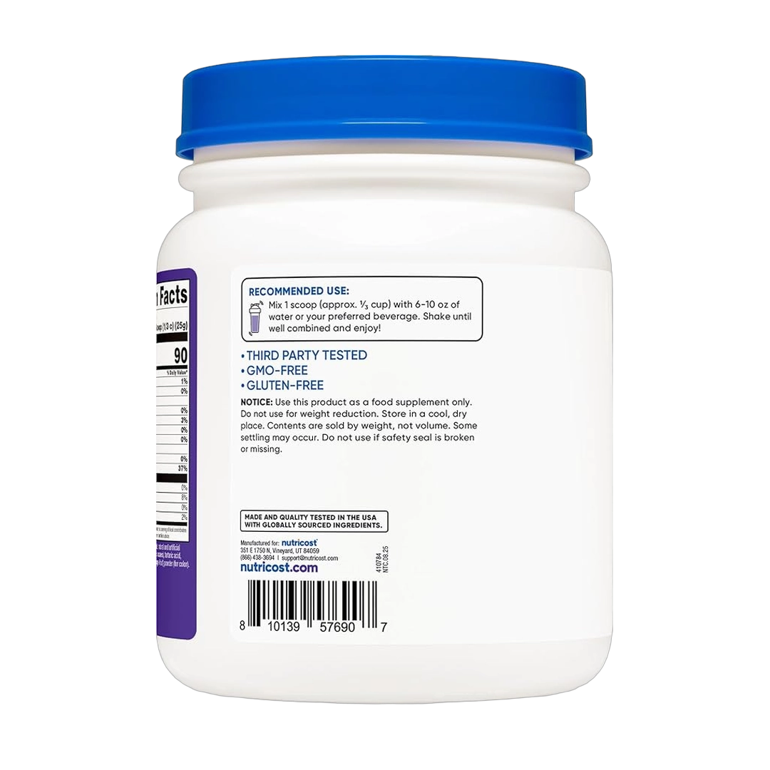 Nutricost, Clear Whey Protein Isolate Powder, Concord Grape, 1 lb, 454 g