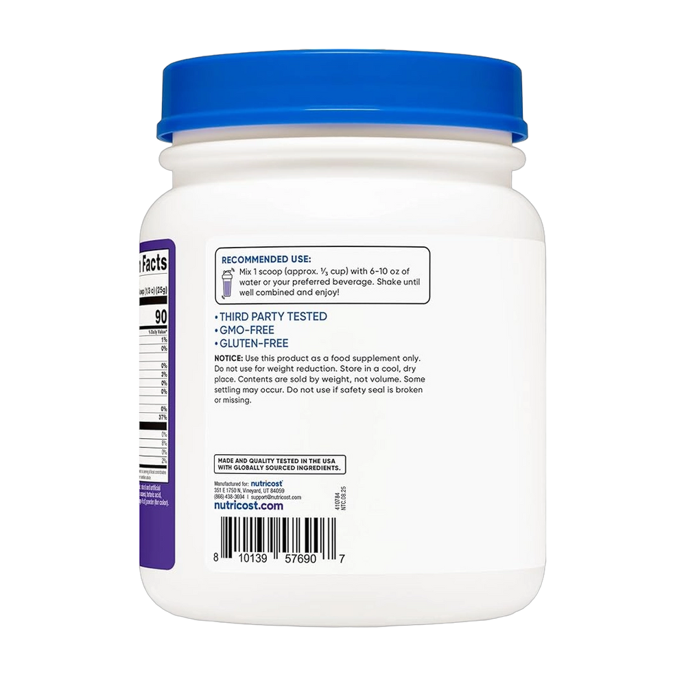 Nutricost, Clear Whey Protein Isolate Powder, Concord Grape, 1 lb, 454 g