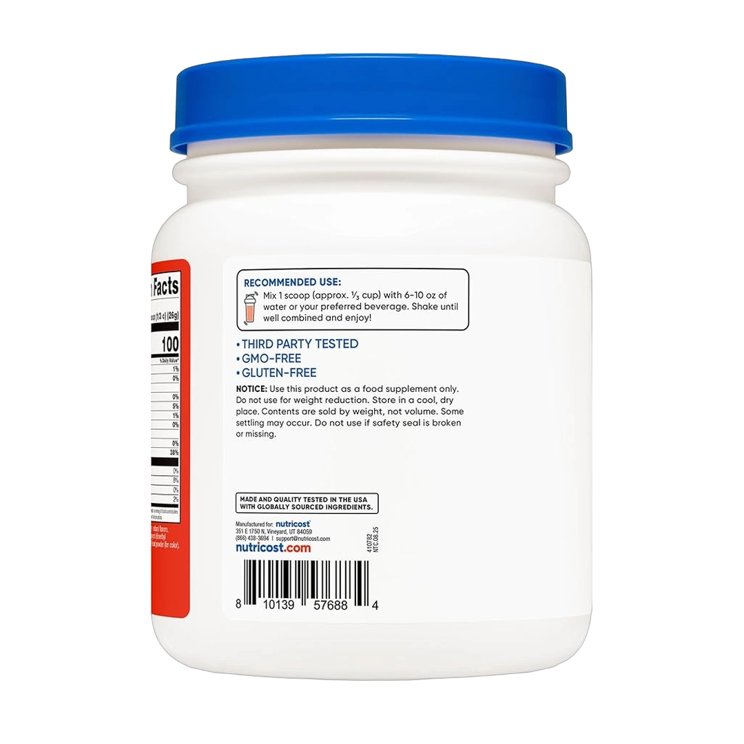 Nutricost, Clear Whey Protein Isolate Powder, Tropical Punch, 1 lb, 454 g