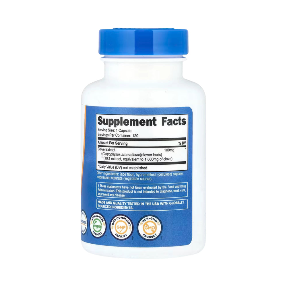 Nutricost, Clove, 1,000 mg, 120 Capsules