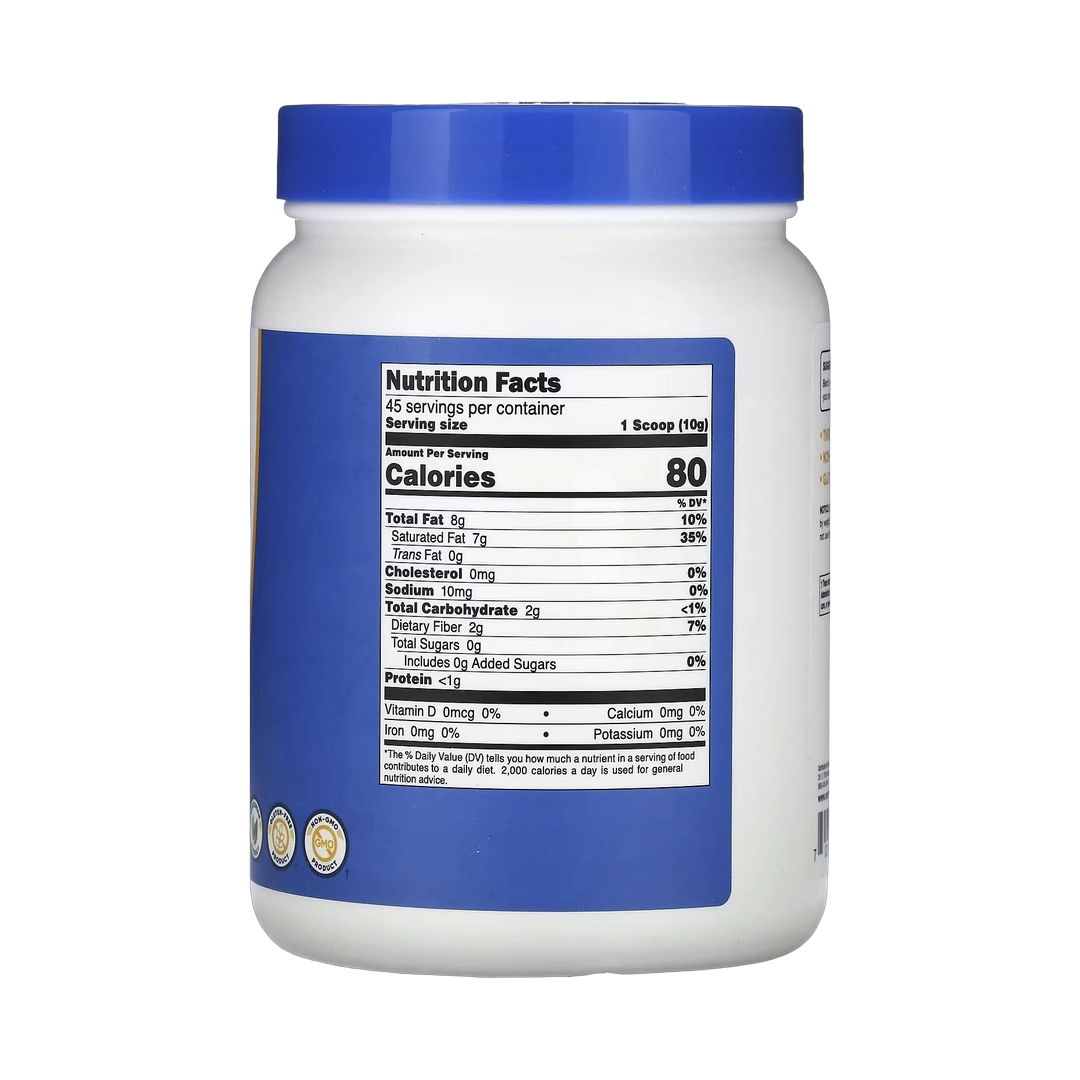 Nutricost, Coconut Oil Powder, Unflavored, 16 oz, 454 g