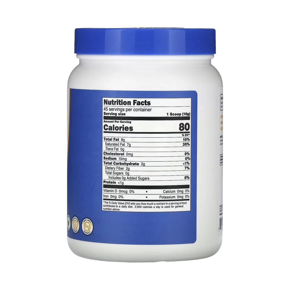 Nutricost, Coconut Oil Powder, Unflavored, 16 oz, 454 g