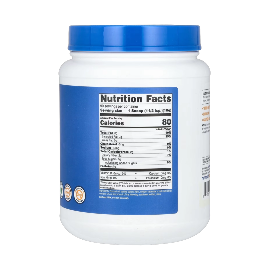 Nutricost, Coconut Oil Powder, Unflavored , 2 lb, 907 g