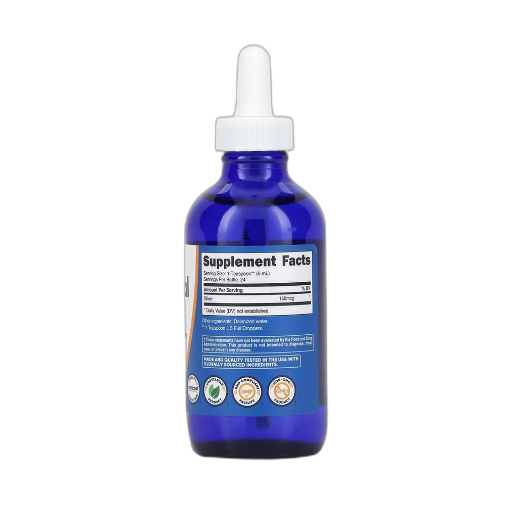Nutricost, Colloidal Silver, Unflavored, 30 PPM, 4 fl oz, 118 ml