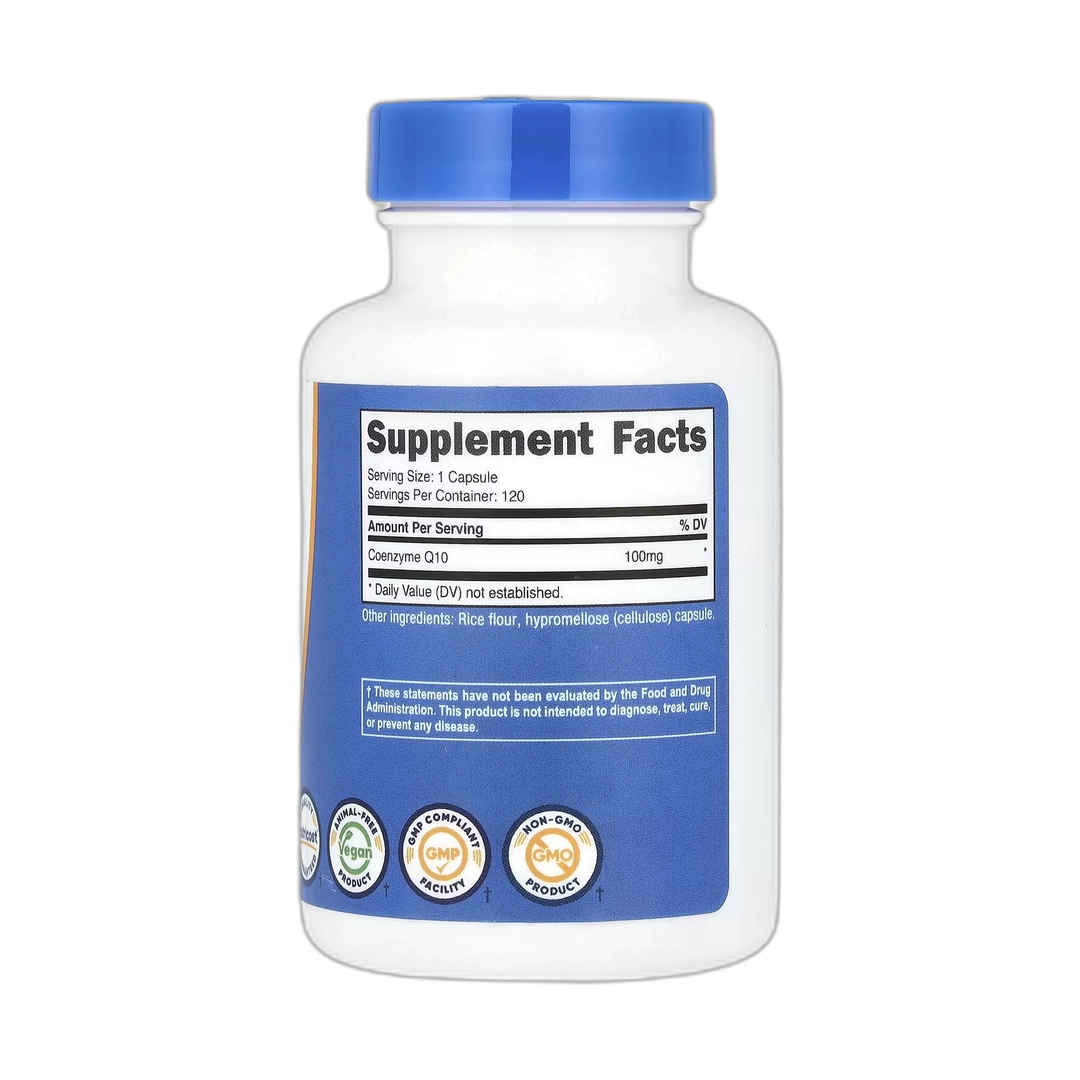 Nutricost, CoQ10, 100 mg, 120 Capsules