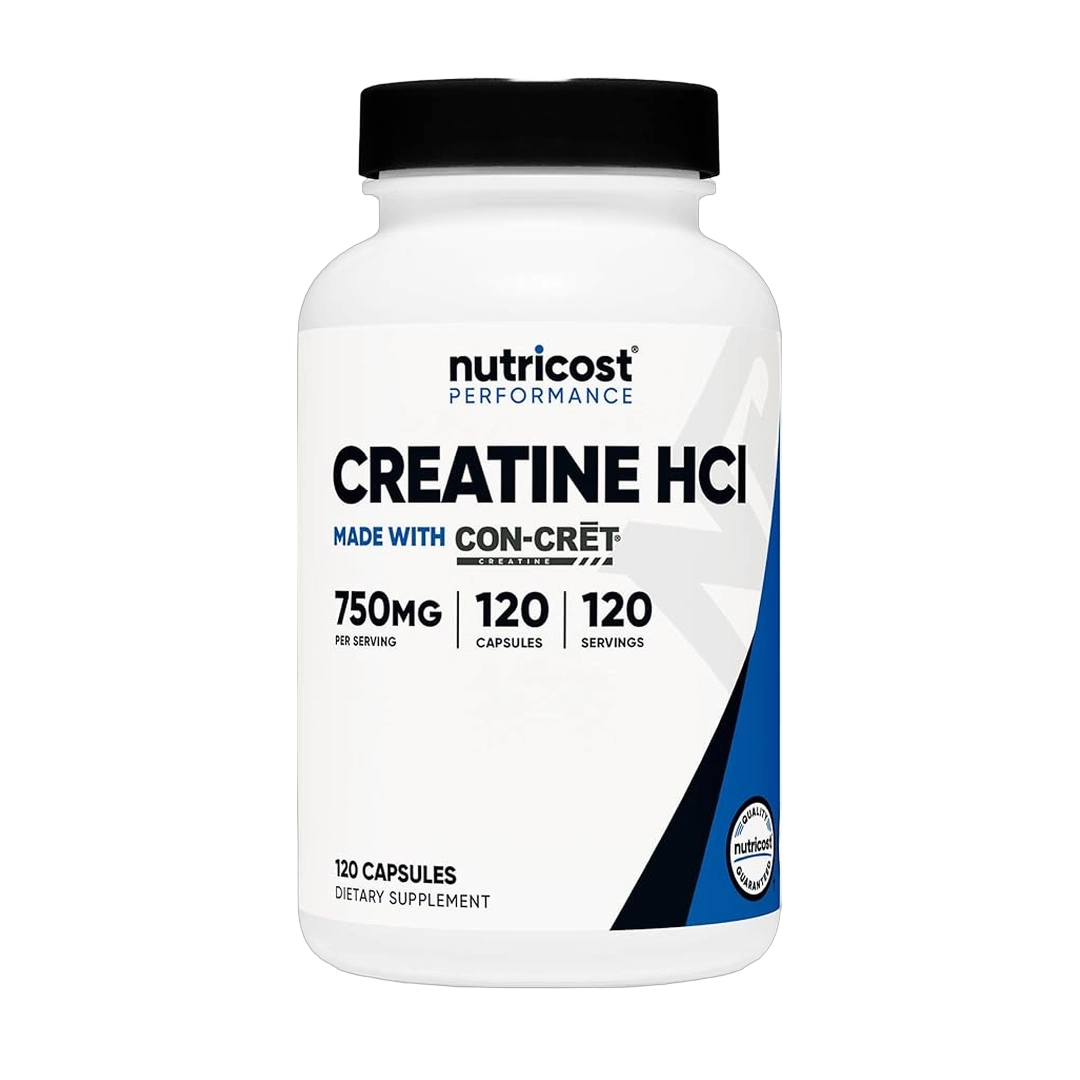 Nutricost, Creatine HCl, 120 Capsules