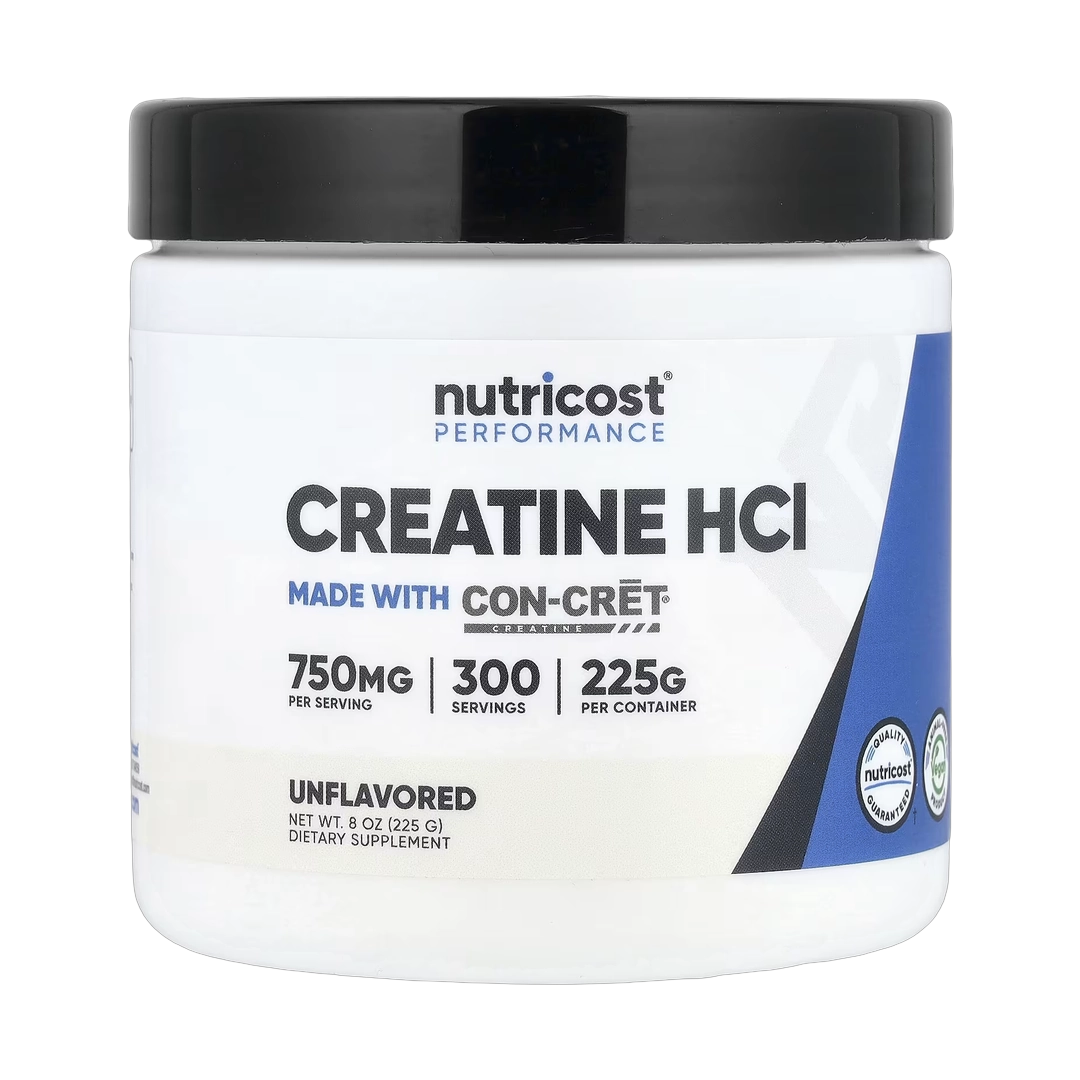 Nutricost, Creatine HCl, Unflavored, 8 oz, 225 g