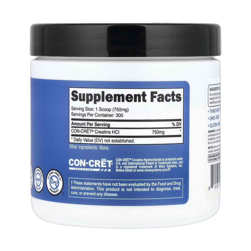 Nutricost, Creatine HCl, Unflavored, 8 oz, 225 g
