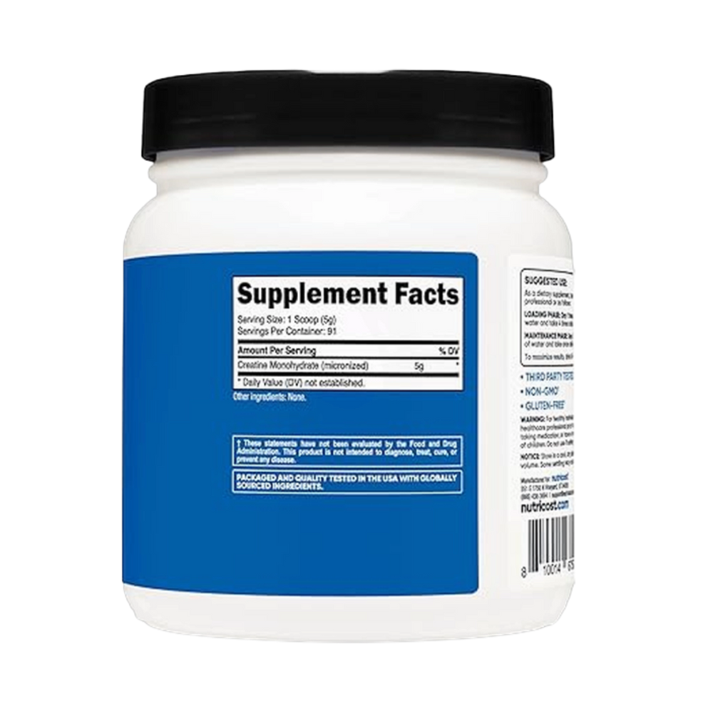 Nutricost, Creatine Monohydrate, 1 lb, 454 g
