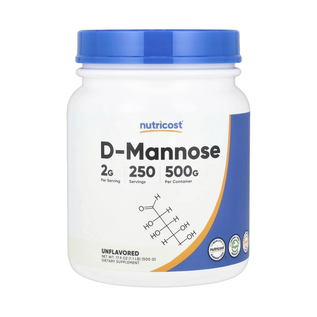 Nutricost, D-Mannose, Unflavored, 17.9 oz, 500 g
