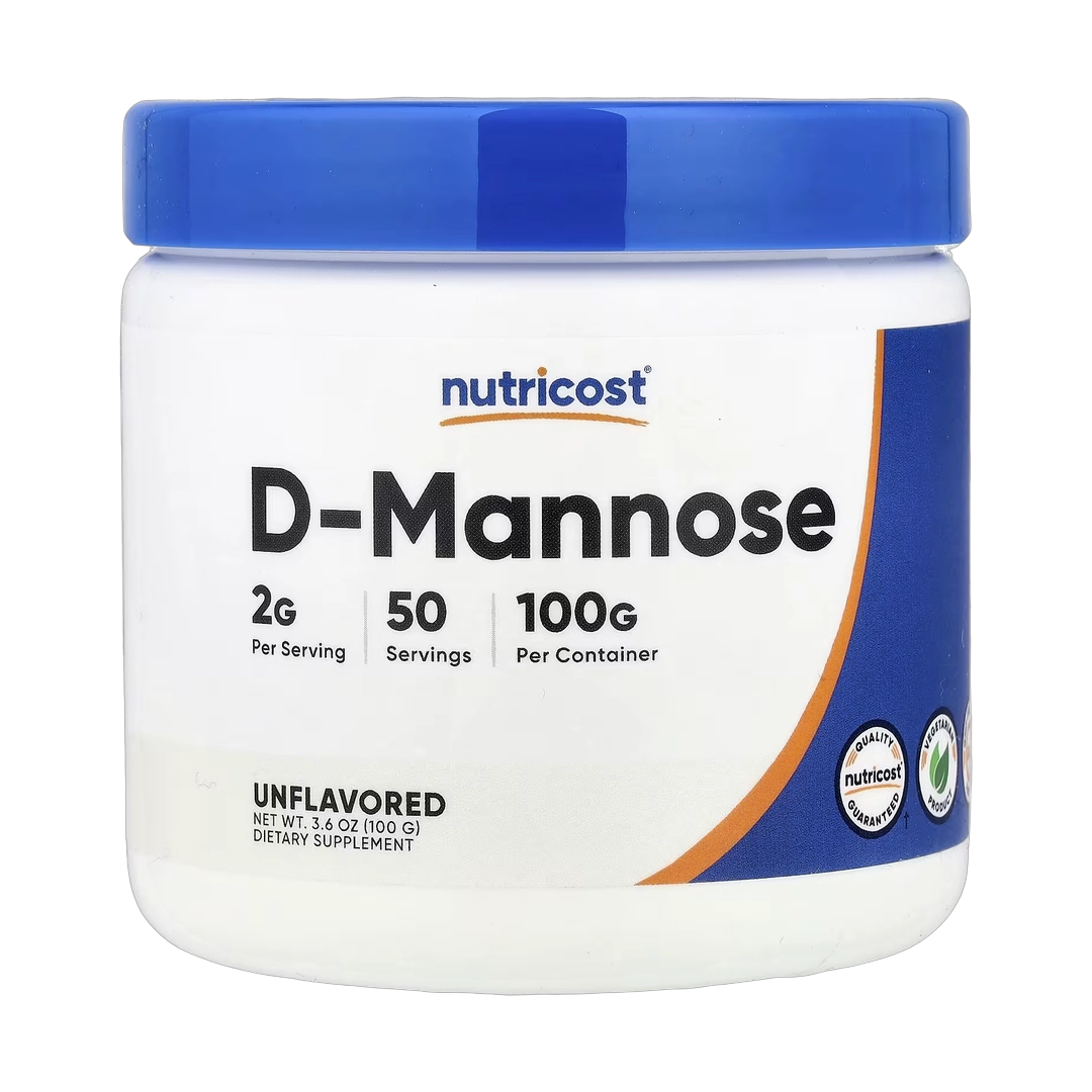 Nutricost, D-Mannose, Unflavored , 3.6 oz, 100 g