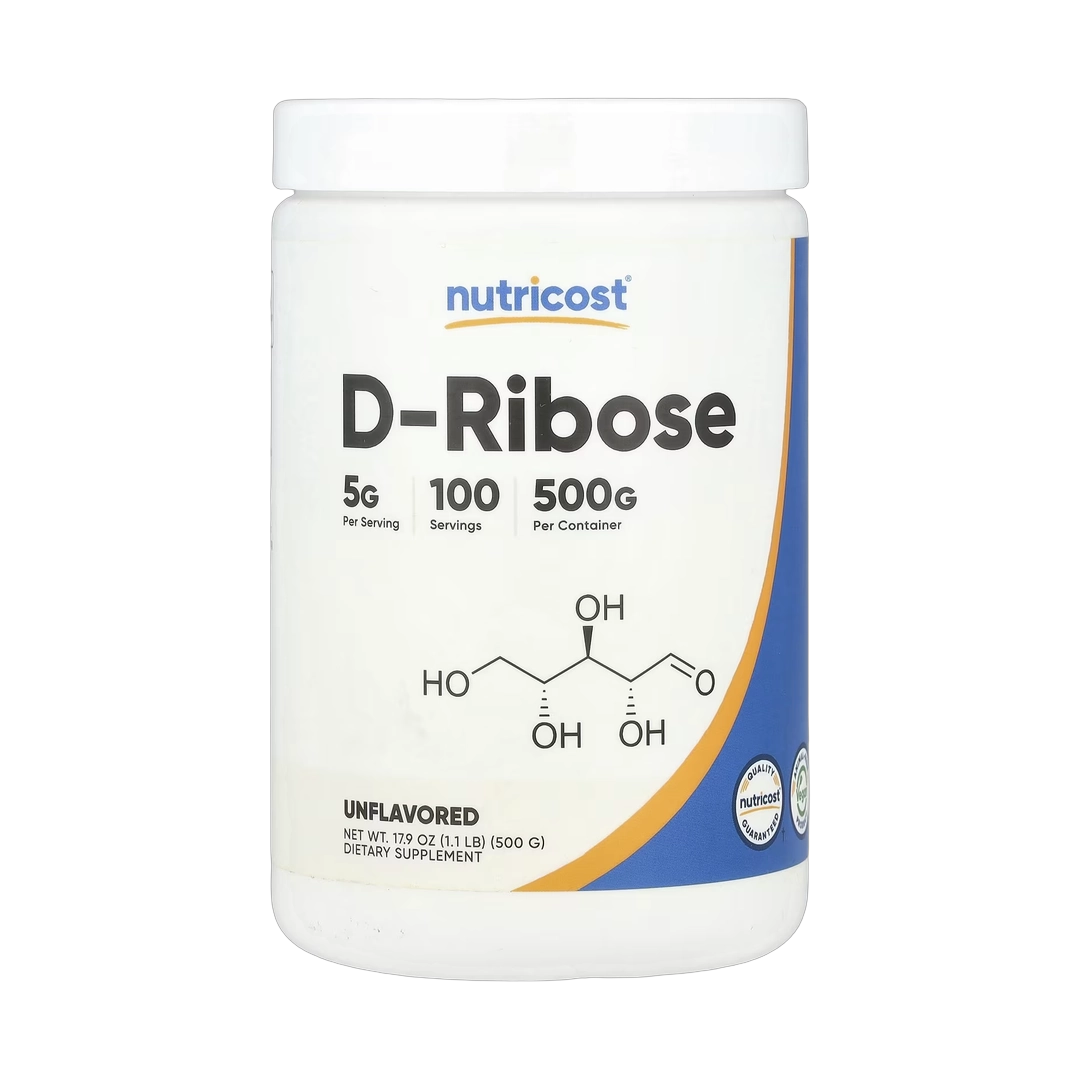 Nutricost, D-Ribose, Unflavored, 17.9 oz, 500 g