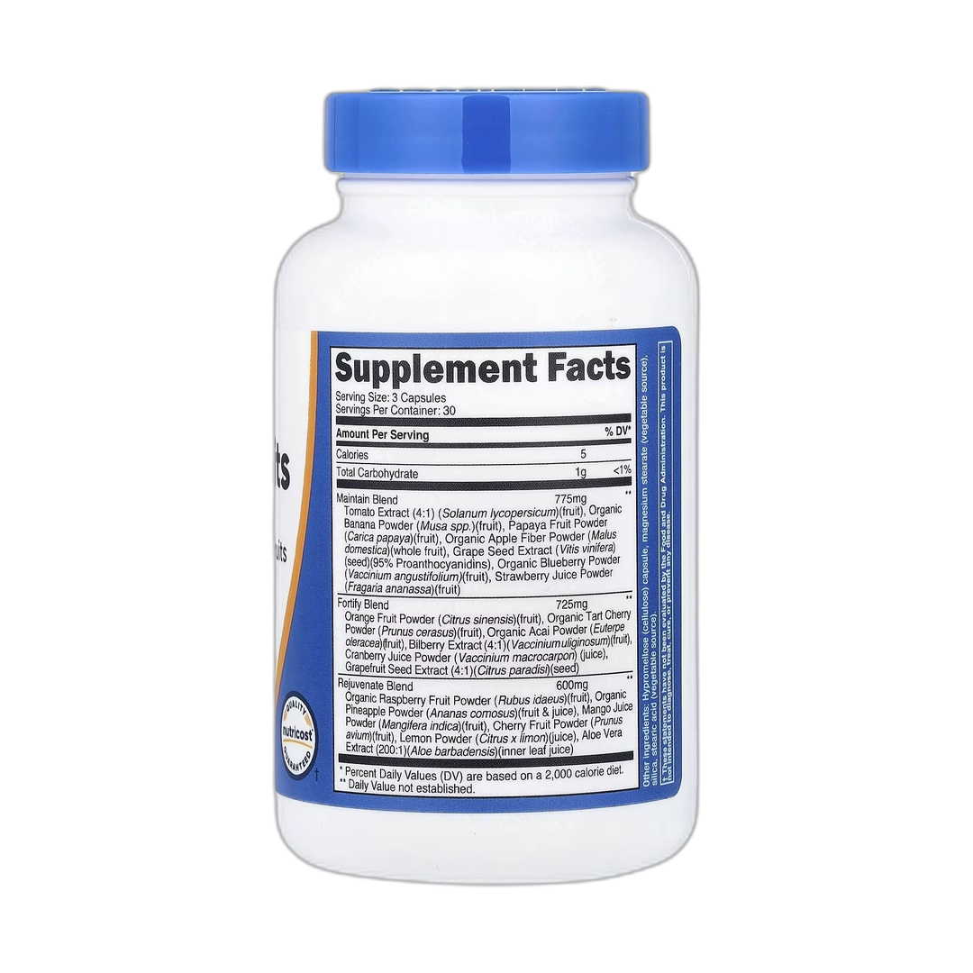 Nutricost, Daily Fruits, 90 Capsules