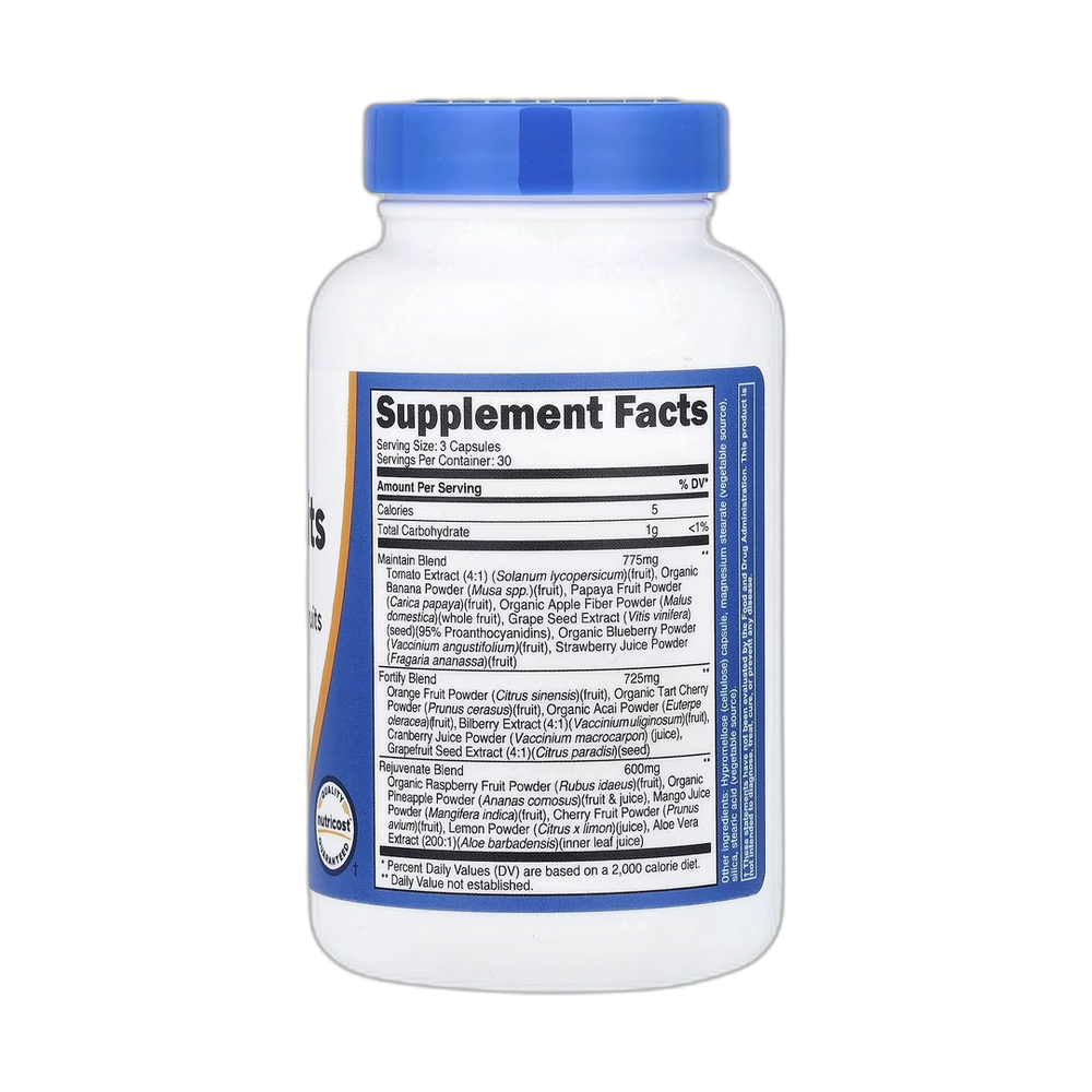 Nutricost, Daily Fruits, 90 Capsules