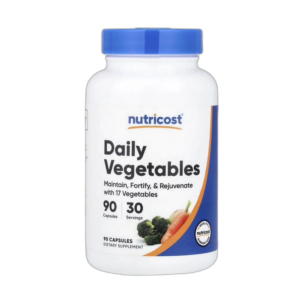 Nutricost, Daily Vegetables, 90 Capsules